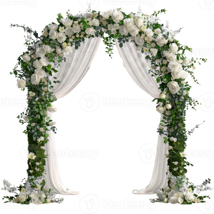 Arche d'entrée décorée