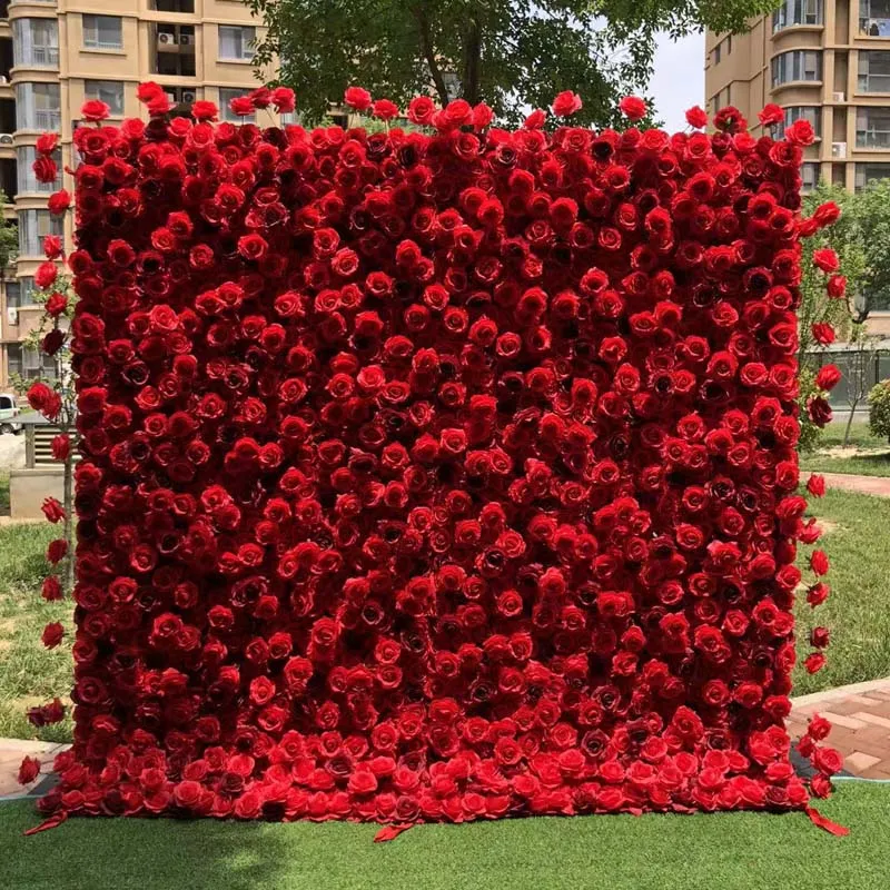 Mur de fleurs